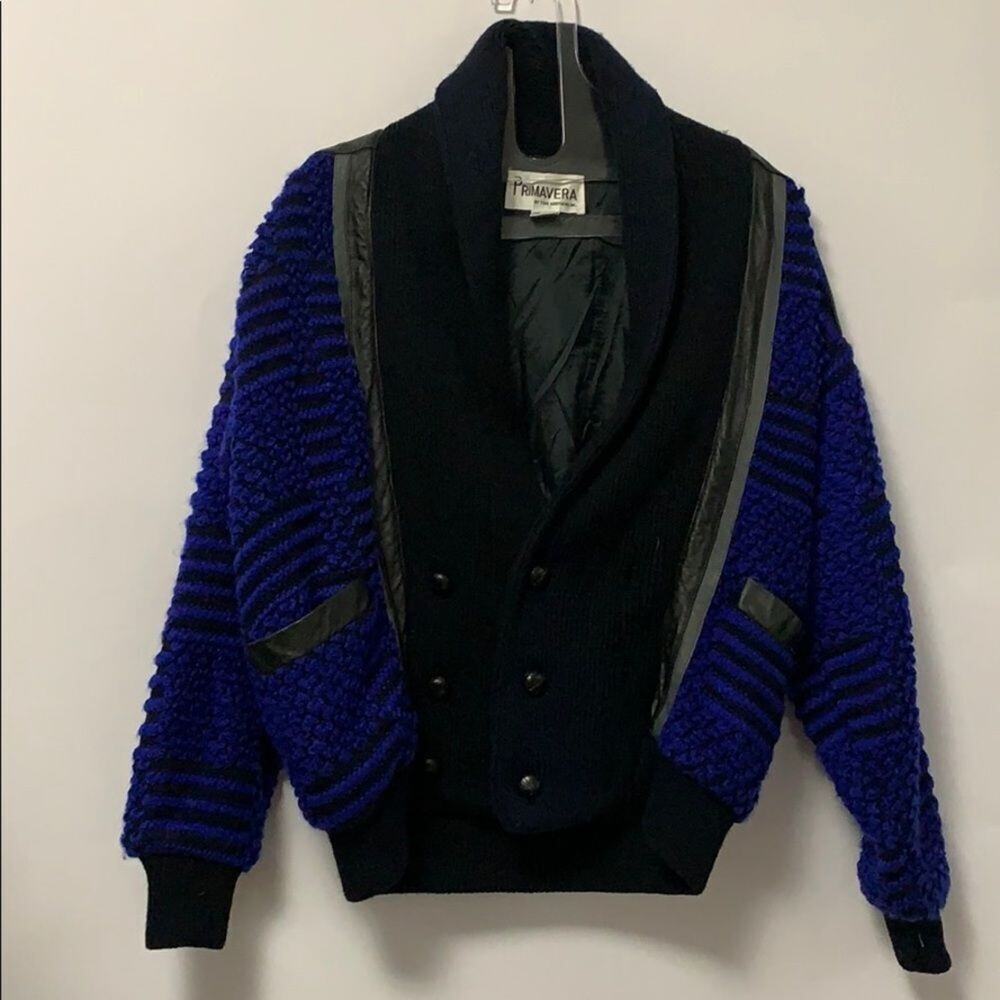 VINTAGE PRIMAVERA OPEN‎ CARDIGAN BLAZER Siz…